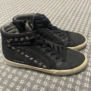 Vintage Havana hightop zipper sneakers